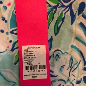 Jayne knit shirt 14 lion around Lilly Pulitzer